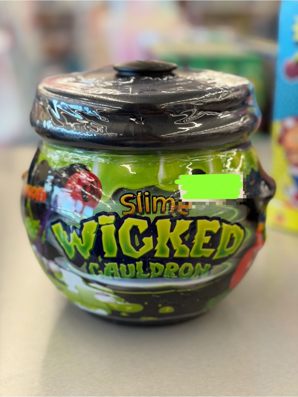 Wicked Cauldron Green Slime Toy - Kids Sensory Play